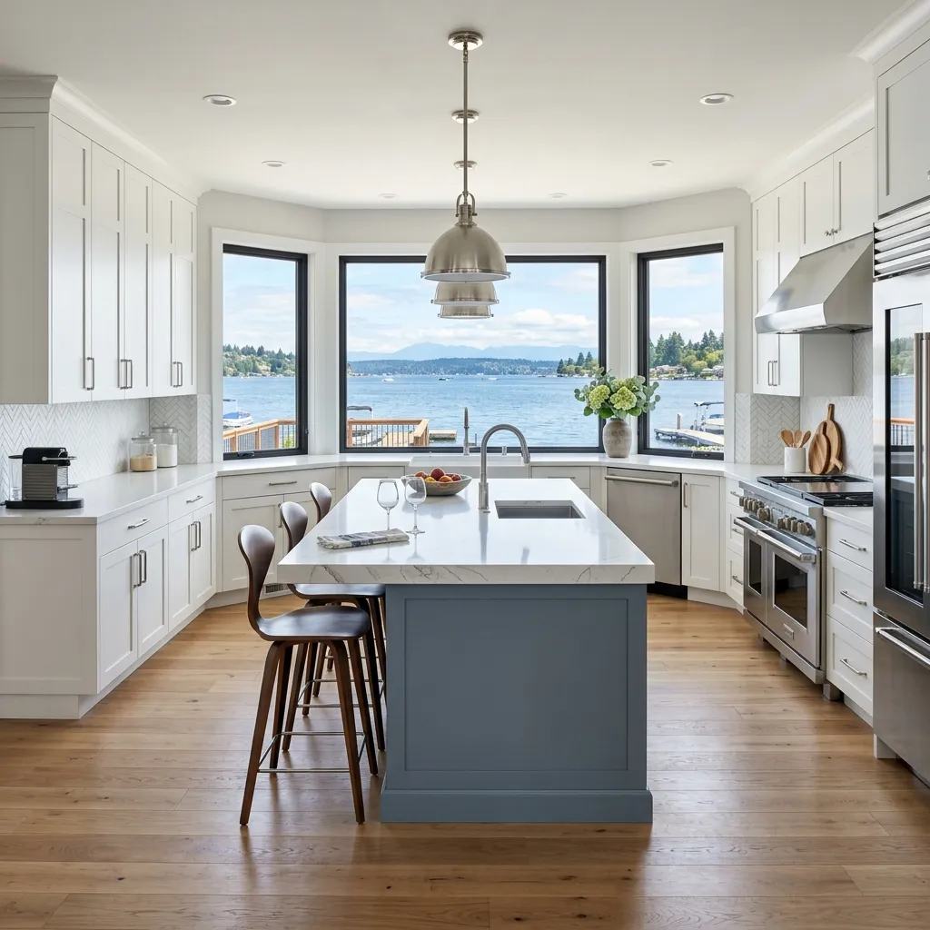 Luxury kitchen remodel in Kenmore WA