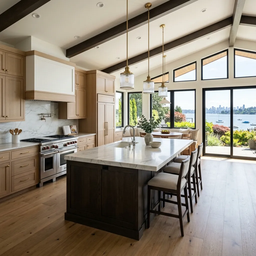 Luxury kitchen remodel in Kirkland WA
