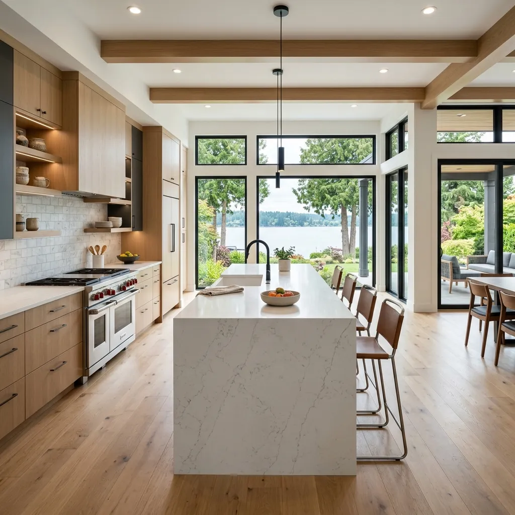 Luxury kitchen remodel in Mercer Island WA