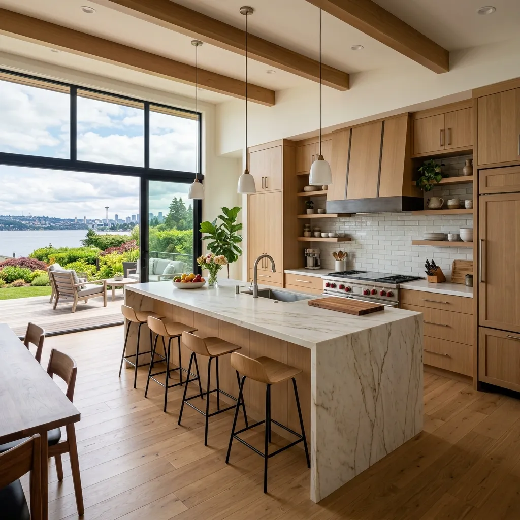 Luxury kitchen remodel in Newcastle WA