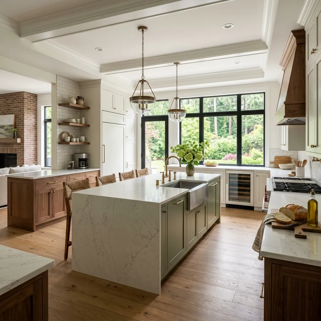 Luxury kitchen remodel in Redmond WA